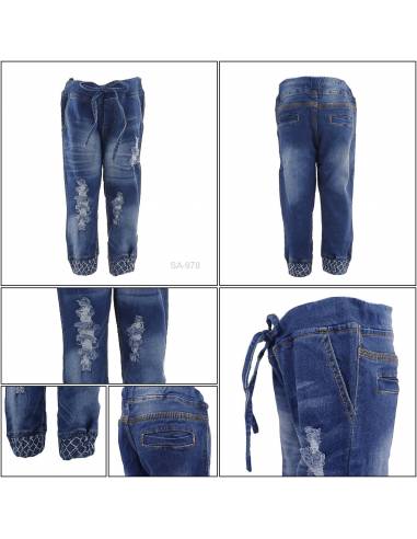 Celana Pendek 7/8 Jeans Anak Cewek Top Up 18-20