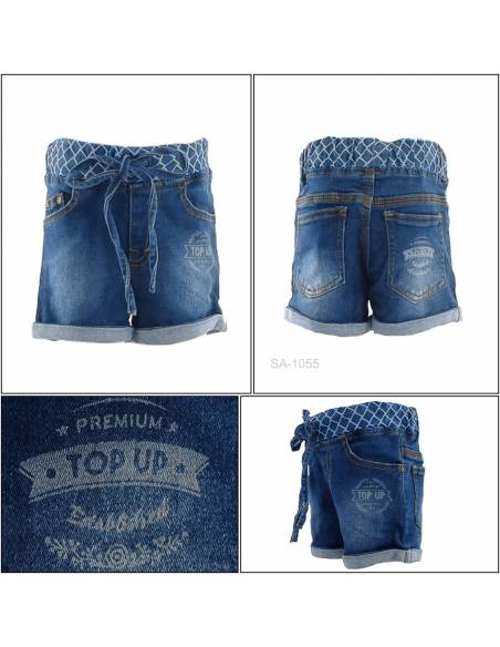 Celana Pendek Jeans Anak Cewek Top Up 10-14