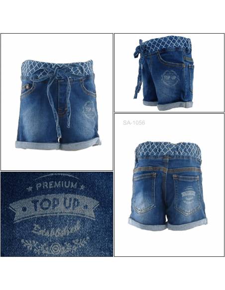 Celana Pendek Jeans Anak Cewek Top Up 16-20