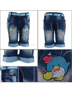 Celana Pendek Jeans Anak Cewek Pinky 8-12
