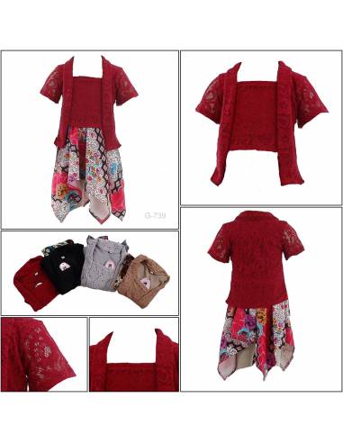 Setelan Brokat Anak Cewek/Brown Clothes For...