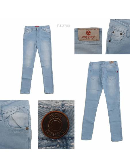 Celana Panjang Jean Cewek Biru muda Emergency 35-38