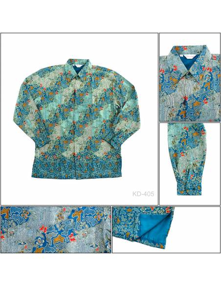 Kemeja Batik Cowok Regular Lengan Panjang Colombus