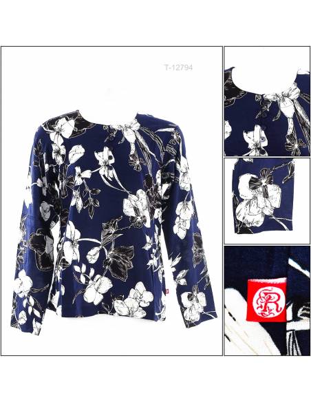 Blus Cewek Lengan Panjang Red Up M-2XL