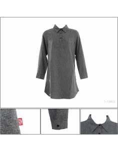 Atasan Tunik Cewek Lengan Panjang Red Up M-2XL