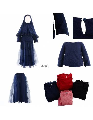 Setelan Baju Muslim/One Set Muslim Anak Cewek...