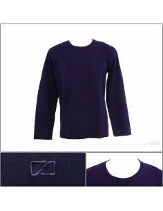 Kaos Oblong Cowok Polos Lengan Panjang Maxmillian M-XL