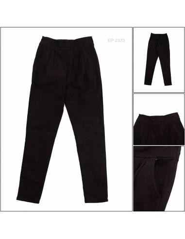 Celana Panjang Katun Cewek Hitam Emerald XL-3XL