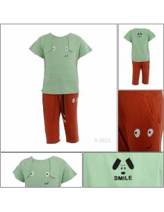 Setelan Kaos Anak Cowok Lengan Pendek Hdgg 12