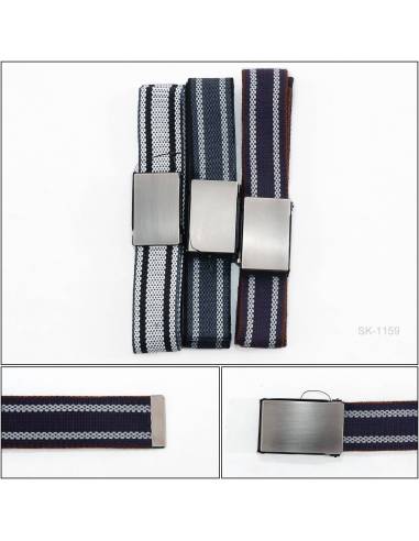 Ikat Pinggang Gesper Canvas Cowok Freeman