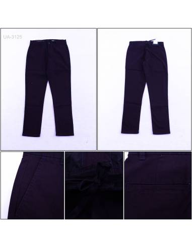 Celana Panjang Katun Slim Fit Cowok Stretch...