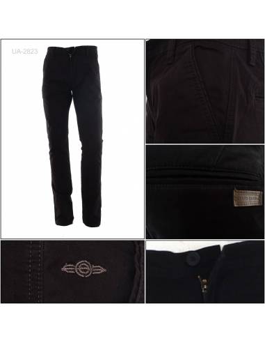 Celana Katun Panjang Cowok Hitam Elviti 33-38