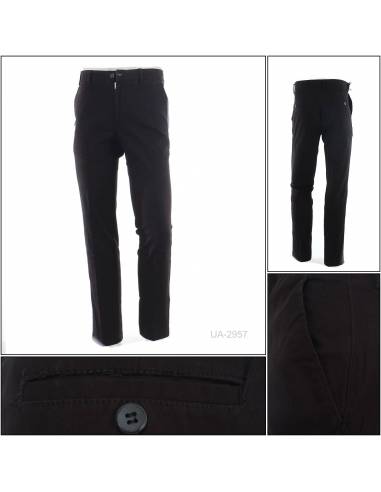 Celana Panjang Katun Slim Fit Cowok Stretch...