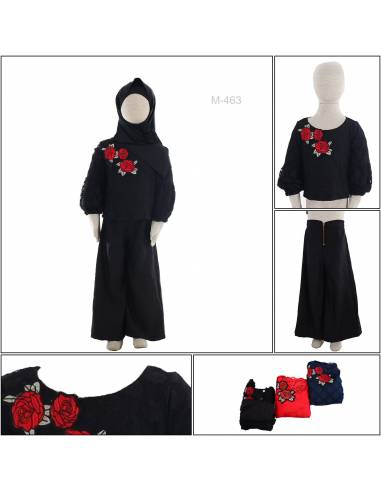 Setelan Muslim/One Set Muslim Anak Cewek Zaza 3-7