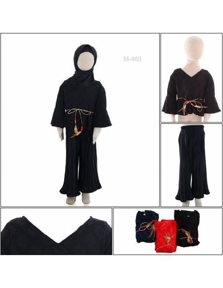 Setelan Muslim/One Set Muslim Anak Cewek Zaza 3-7