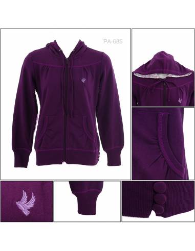 Jaket Jumper Hoodie Cewek Cardinal M-XL
