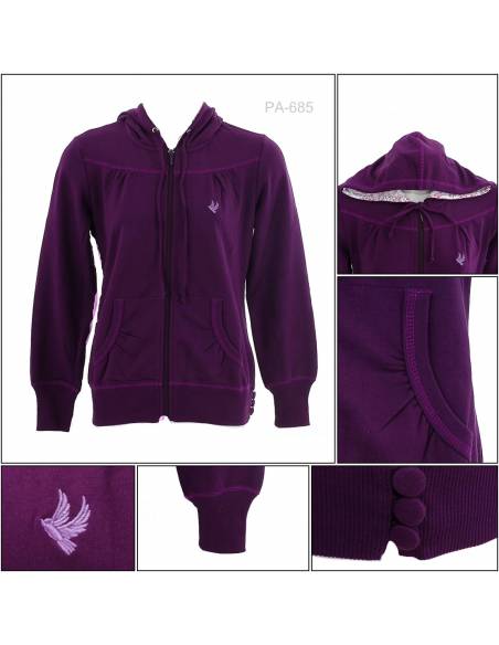 Jaket Jumper Hoodie Cewek Cardinal M-XL