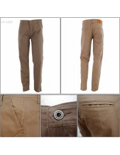 Celana Panjang Katun Cowok Coklat Muda YM Jeans 33-36
