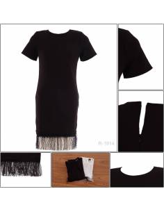 Dress Cewek Lengan Pendek Raspberry S-M