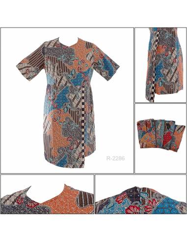 Sackdress Batik Cewek Lengan Pendek In Focus 2XL