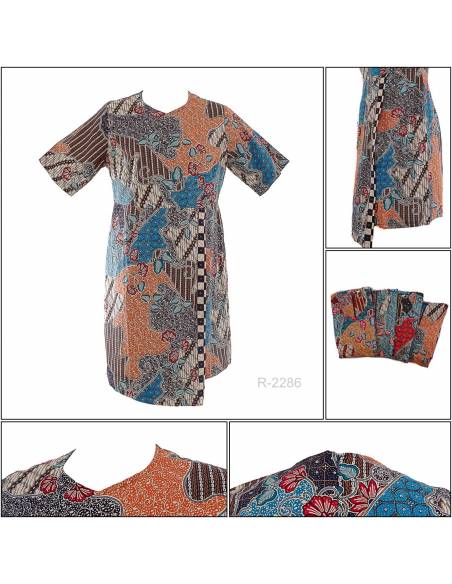 Sackdress Batik Cewek Lengan Pendek In Focus 2XL