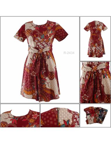 Dress Cewek Lengan Pendek Bravos All Size