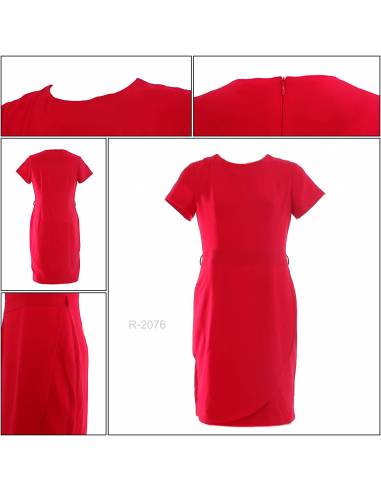 Dress Cewek Dewasa Lengan Pendek Cardinal M