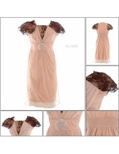 Dress Cewek Lengan Pendek Aleo All Size