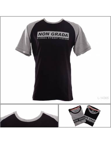 Kaos Oblong Cowok Reglan Lengan Pendek...