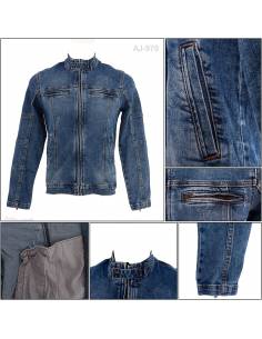 Jaket Jeans Cowok Gazr 2XL-3XL