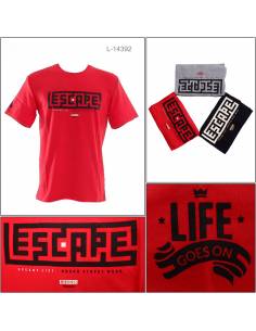 Kaos Oblong Cowok Lengan Pendek Ocean List M-XL