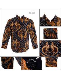 Kemeja Batik Cowok Regular Lengan Panjang Silomide M-XL