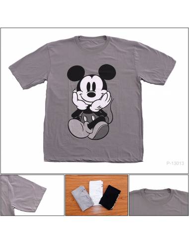 Kaos Oblong Cewek Lengan Pendek Doodle-T