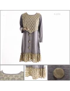 Long Dress Cewek Lengan Panjang Artha Estuary All Size