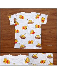 T-shirt/Kaos Oblong Anak Cewek Lengan Pendek Doodle-T S-L