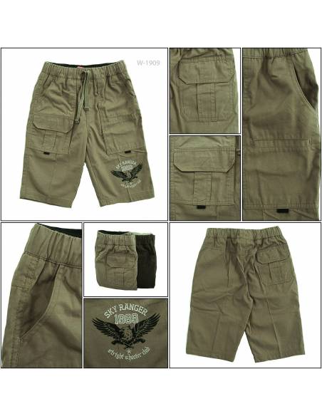 Celana Pendek Katun Anak Cowok Kolor Benri 12-14