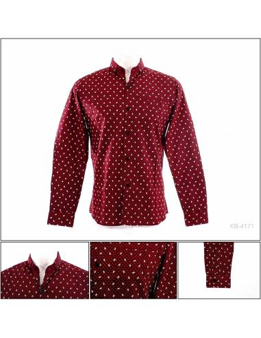 Kemeja Cowok Slim Fit Lengan Panjang Tom...