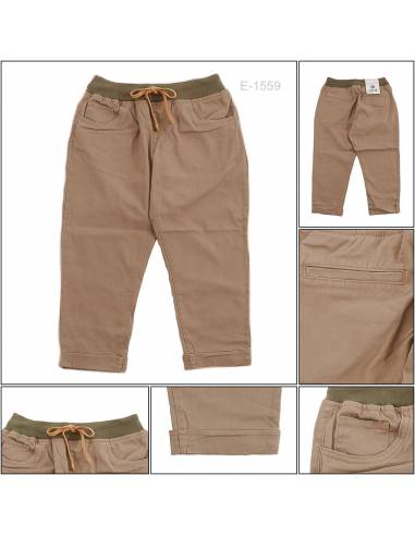 Shorts/Celana Pendek Cewek Rib Kolor 7/8 Red Up...