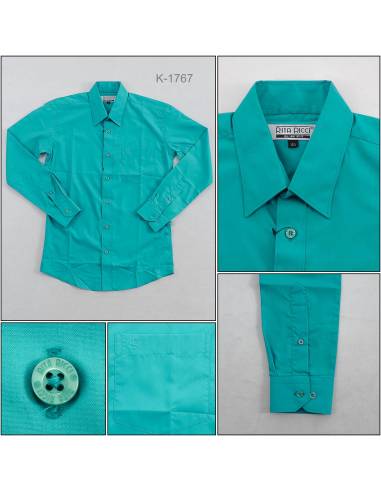 Kemeja Formal Cowok Slim Fit Lengan Panjang...