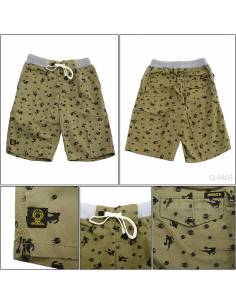 Celana Pendek Cowok Rib Kolor Robotic M-XL