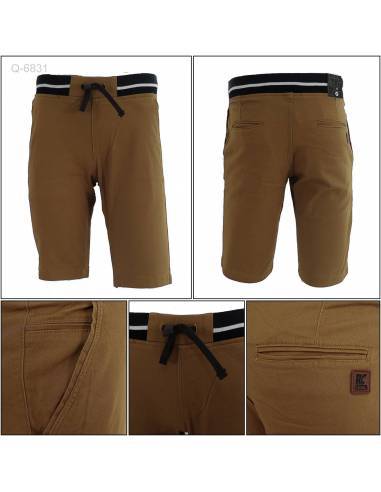 Celana Pendek Cowok Rib Kolor Erce XXL-4L