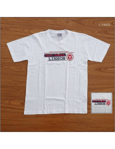 Kaos Oblong Cowok Lengan Pendek Linson All Size