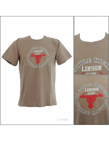 Kaos Oblong Cowok Lengan Pendek Linson All Size