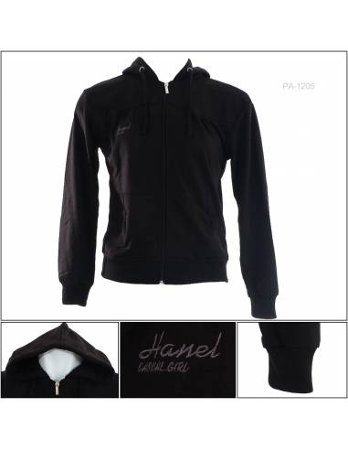 Jaket Jumper Hoodie Cewek Hanel M-XL