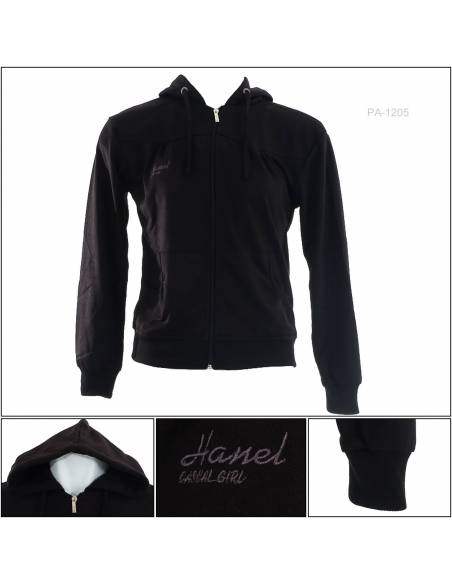 Jaket Jumper Hoodie Cewek Hanel M-XL