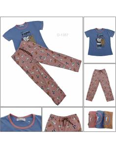 Setelan/One Set Baju Tidur/Night Gown Cewek Lengan Pendek...