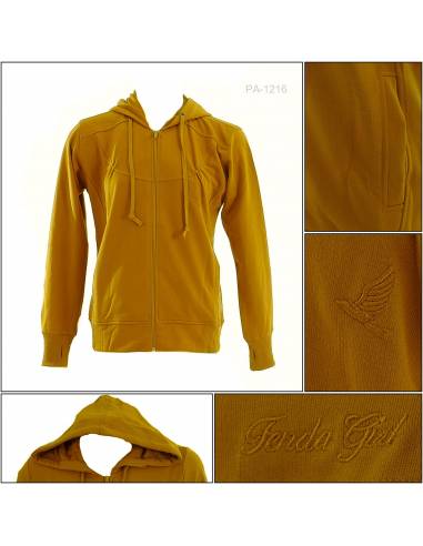 Jaket Jumper Hoodie Cewek Fenda M-XL