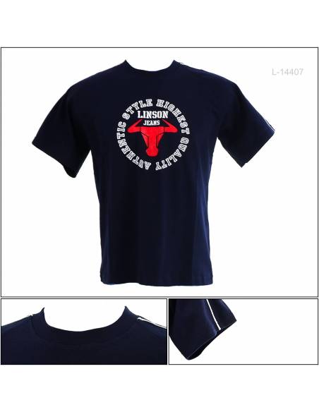 Kaos Oblong Cowok Lengan Pendek Linson All Size