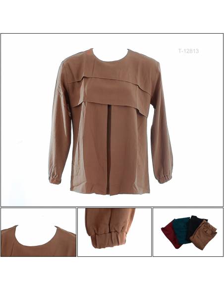 Atasan Blus Cewek Lengan Panjang Jeff All Size