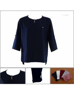 Atasan Blus Cewek Lengan 7/8 Jeff All Size